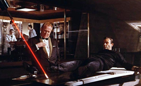 James Bond, Goldfinger 1964, Laser, James Bond laser, laser cutting