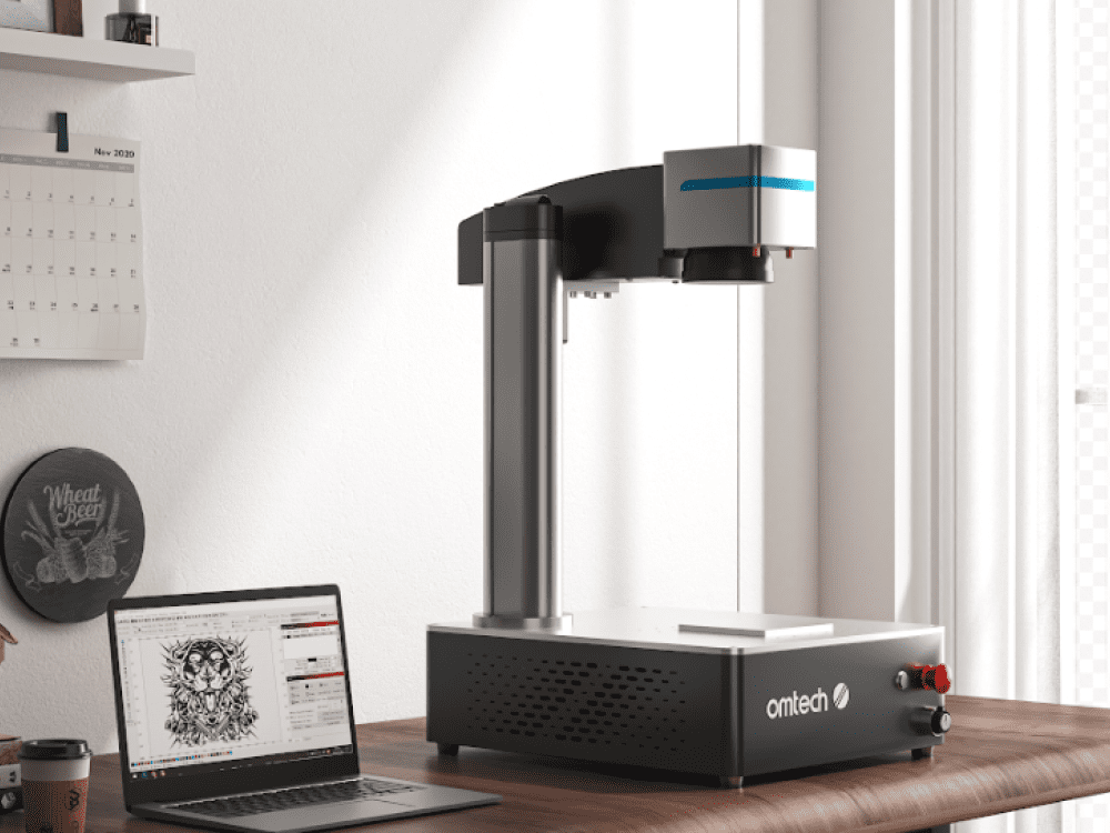 compact fiber laser marking machine