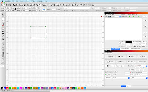 how to use node editor in lightburn software