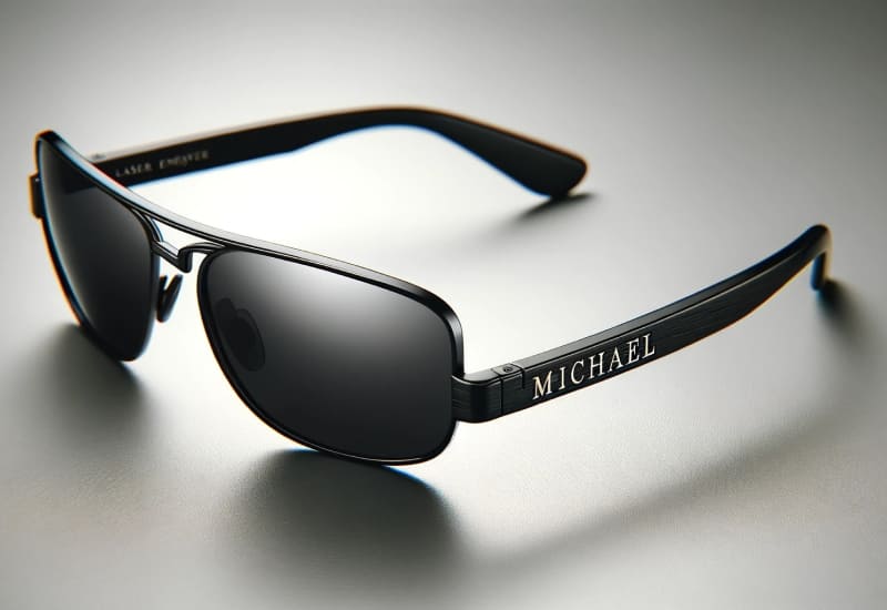 laser engraved sunglasses