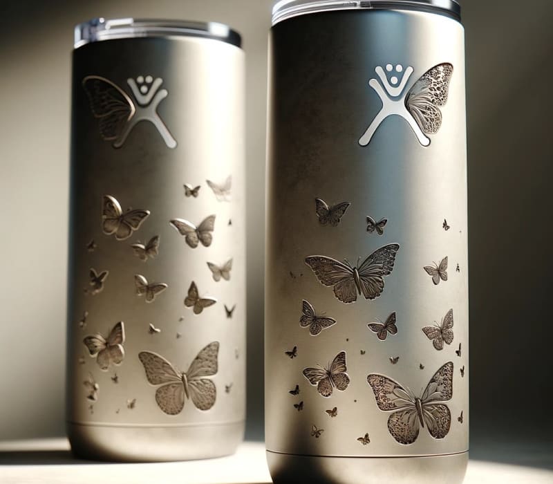 laser engraved tumbler