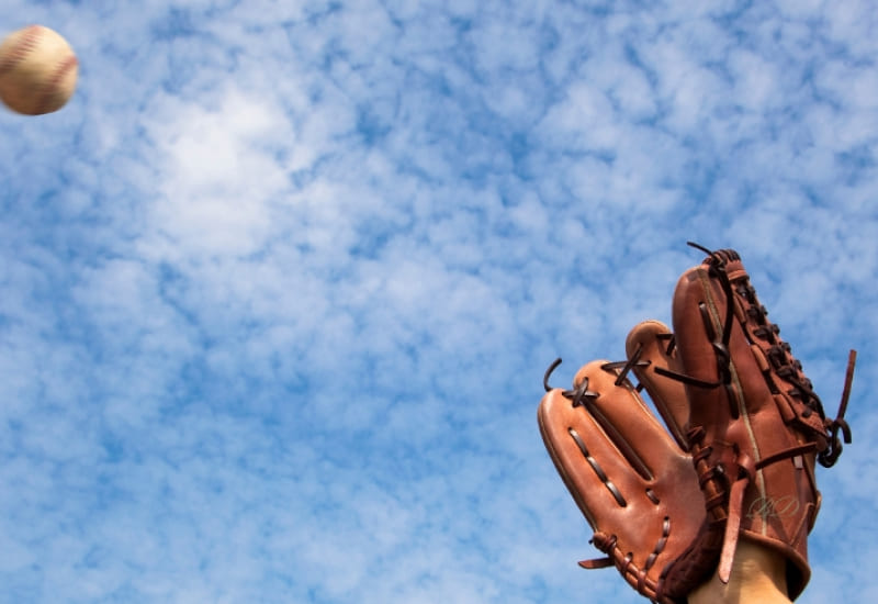 laser engraved baseball glove