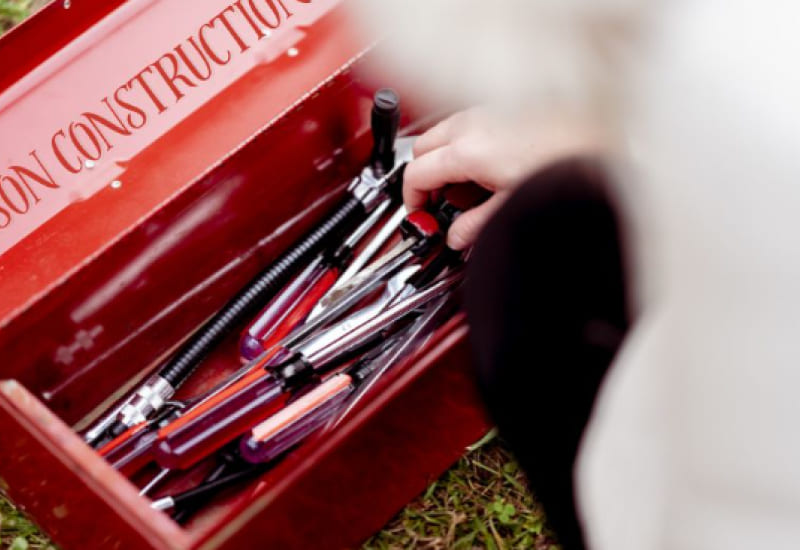 laser engraved toolbox