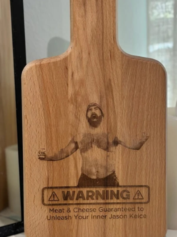 custom laser engraved wooden cutting board