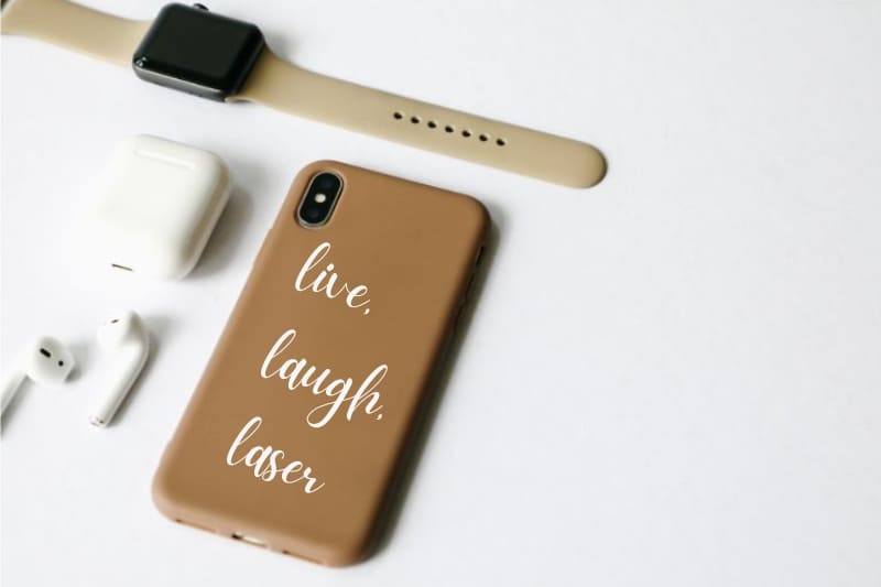 personalized laser engraved phone case