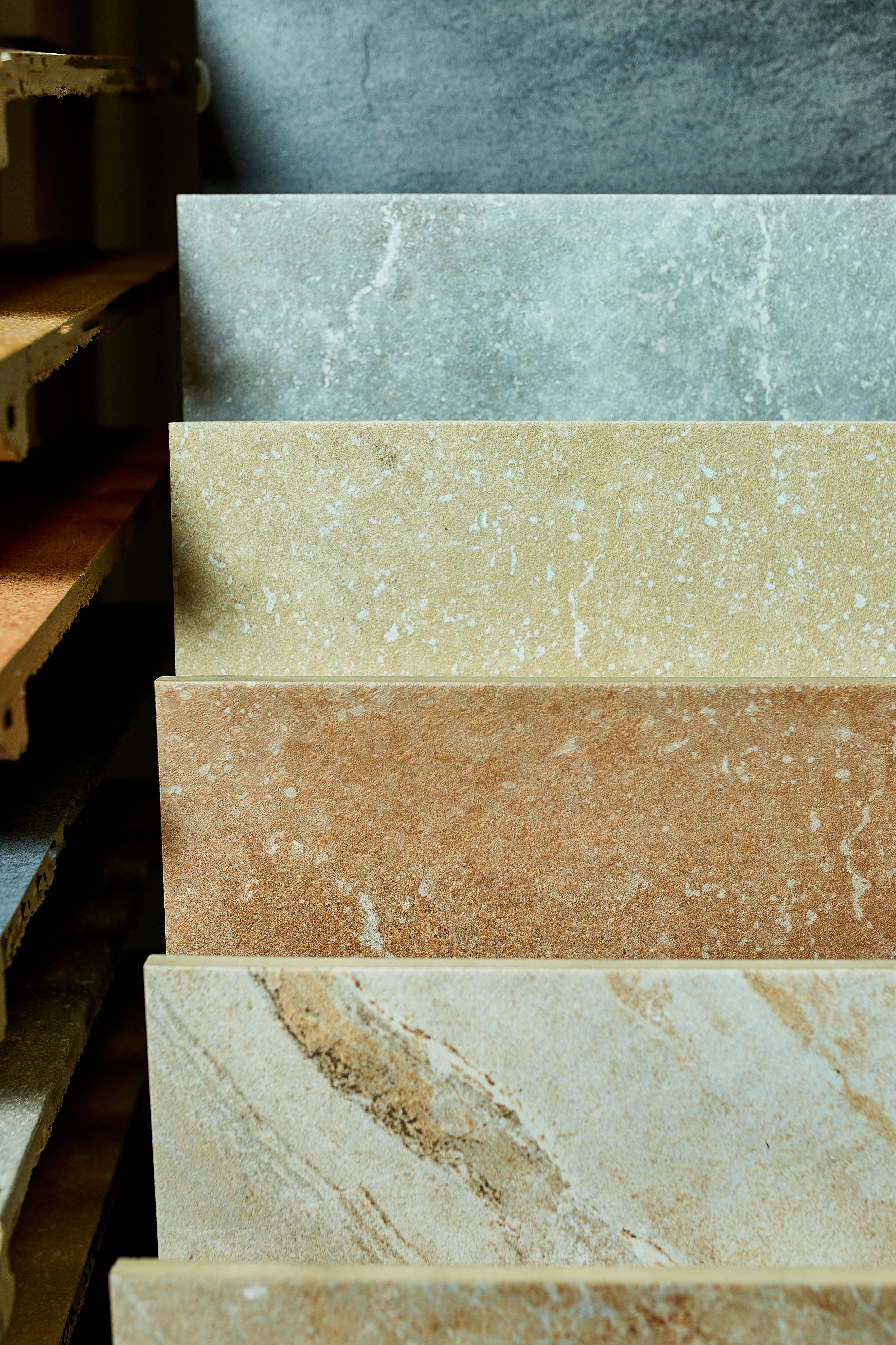 slabs of marble and granite material