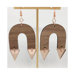 laser cut wood jewelry