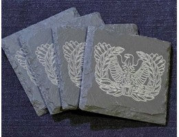 laser engraved coasters slate stone beverage coaster