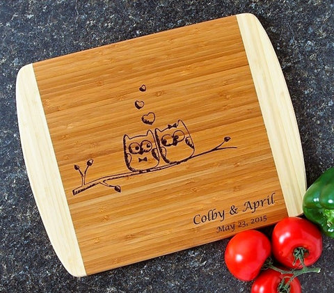 laser engraved cutting board DIY holiday gift