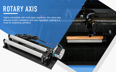 laser engraver rotary axis for tumbler engraving laser