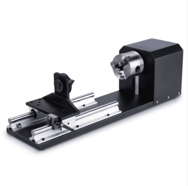 rotary axis with jaw chuck