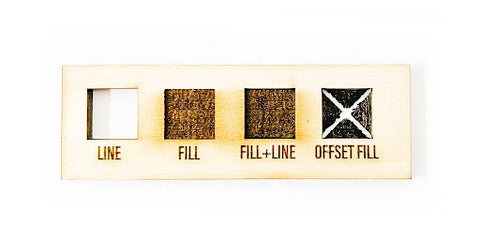 Differences Between Line, Fill, Fill + Line