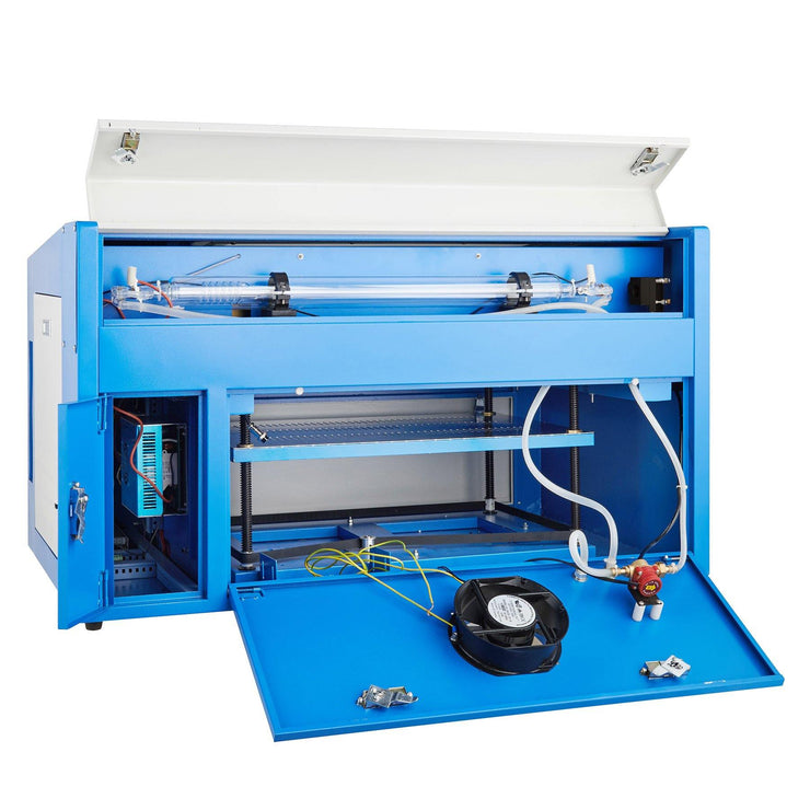 50W CO2 Cabinet Laser Engraver Cutting Machine Back 