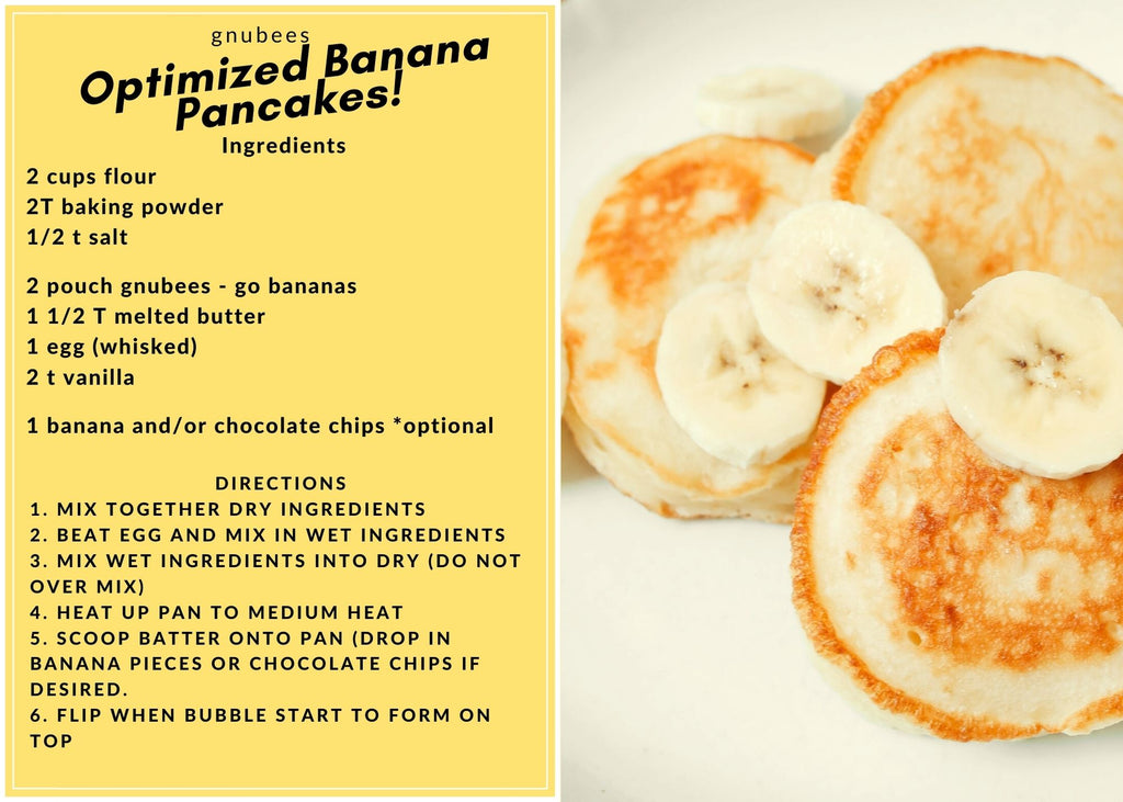 recipe of gnubees optimized banana pancakes 