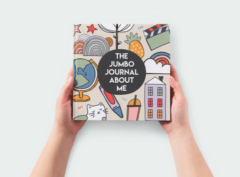 The Jumbo Journal About Me is a great tool for a child to begin building their journaling habit