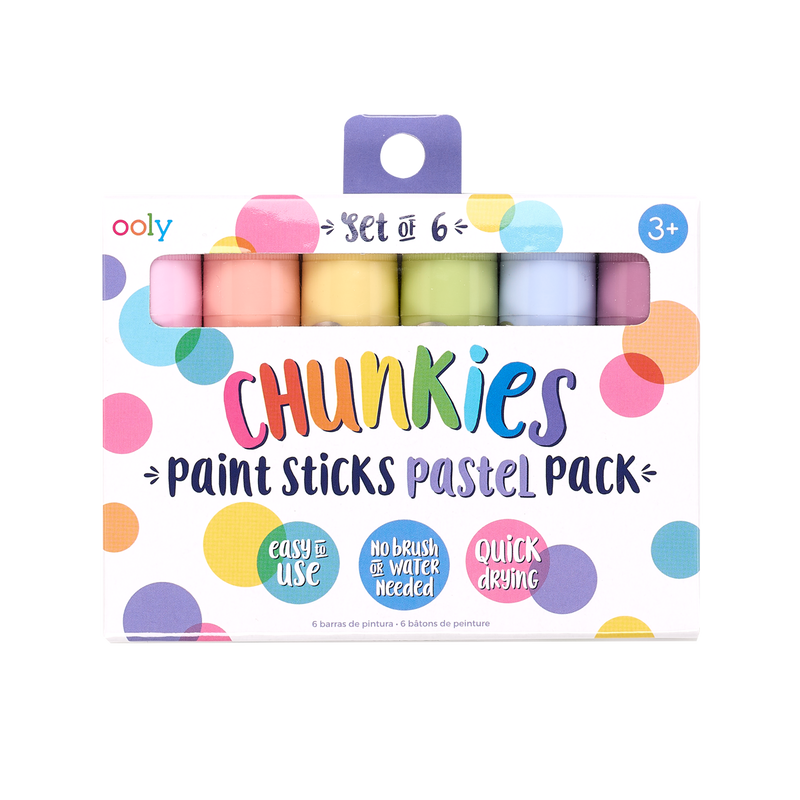 Chunkies Paint Sticks - Set of 6 - Pastels