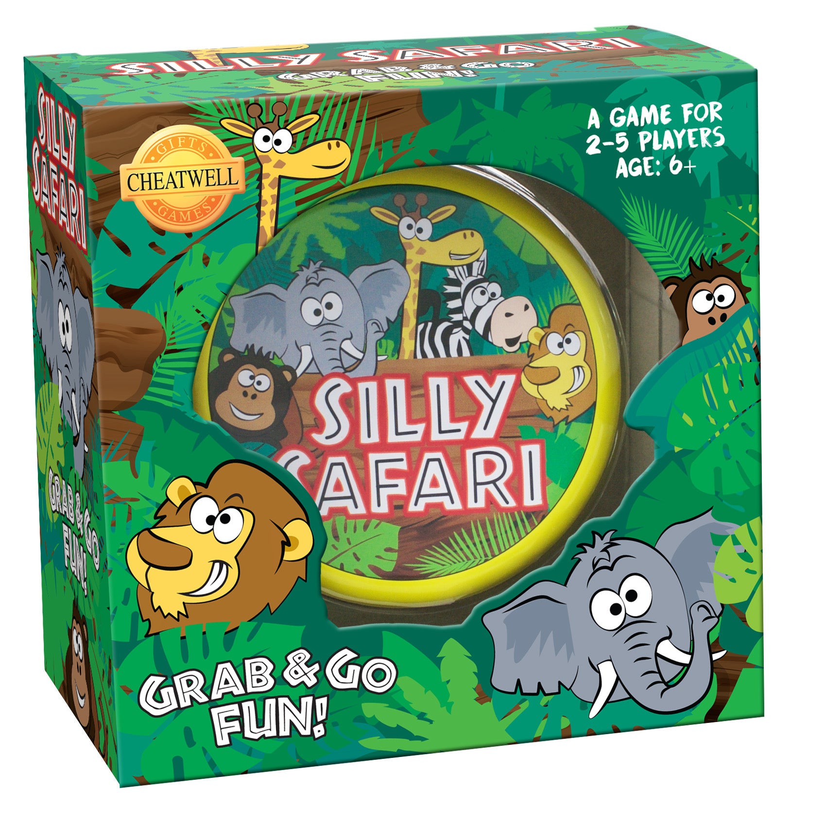 Silly Safari-Round Tin Games-image-0