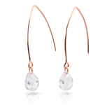 Load image into Gallery viewer, TIMELESS RADIANCE CZ THREADER DROP EARRINGS
