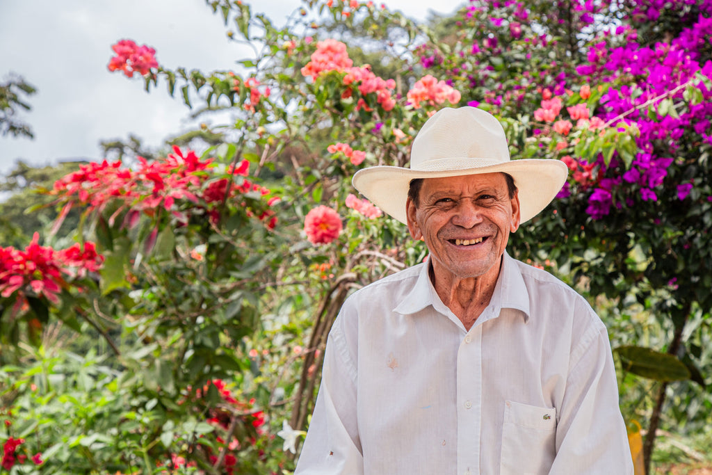 Coffee farmer Abelardo Antonio Arias Velez from Colombia,