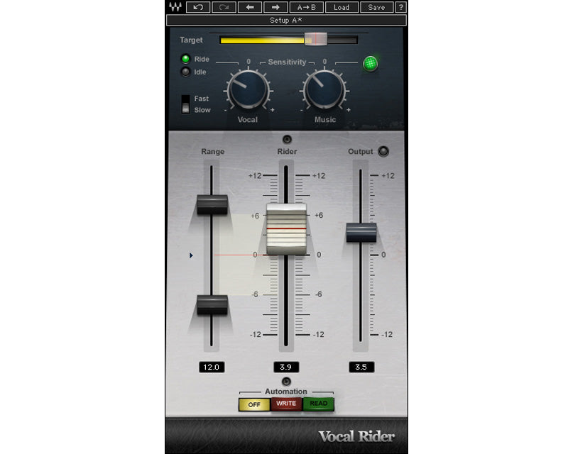 waves vocal rider sidechain sonar x3