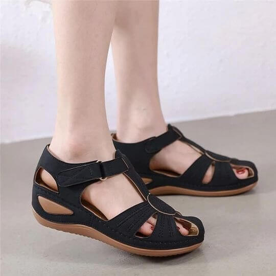 casual comfort wedge sandals