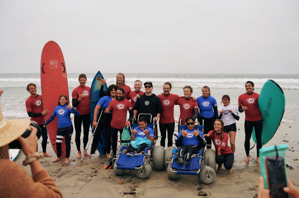 Adaptive surf group photo