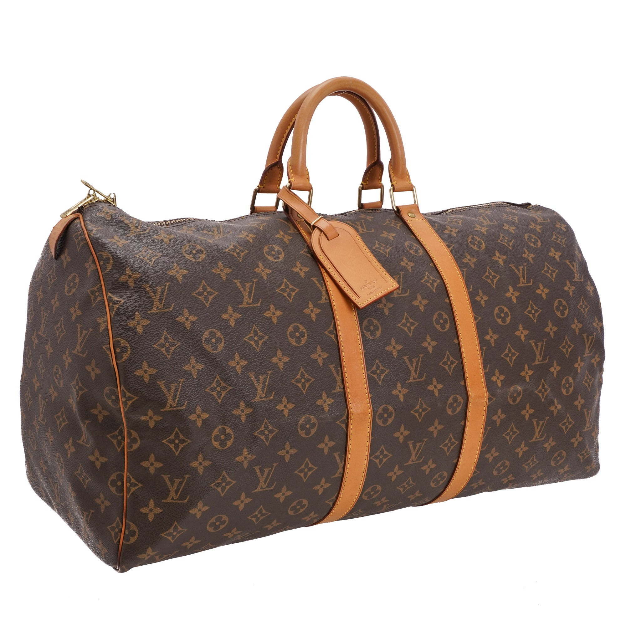 Louis Vuitton Keepall 55 Travel Bag Authenticated By Lxr