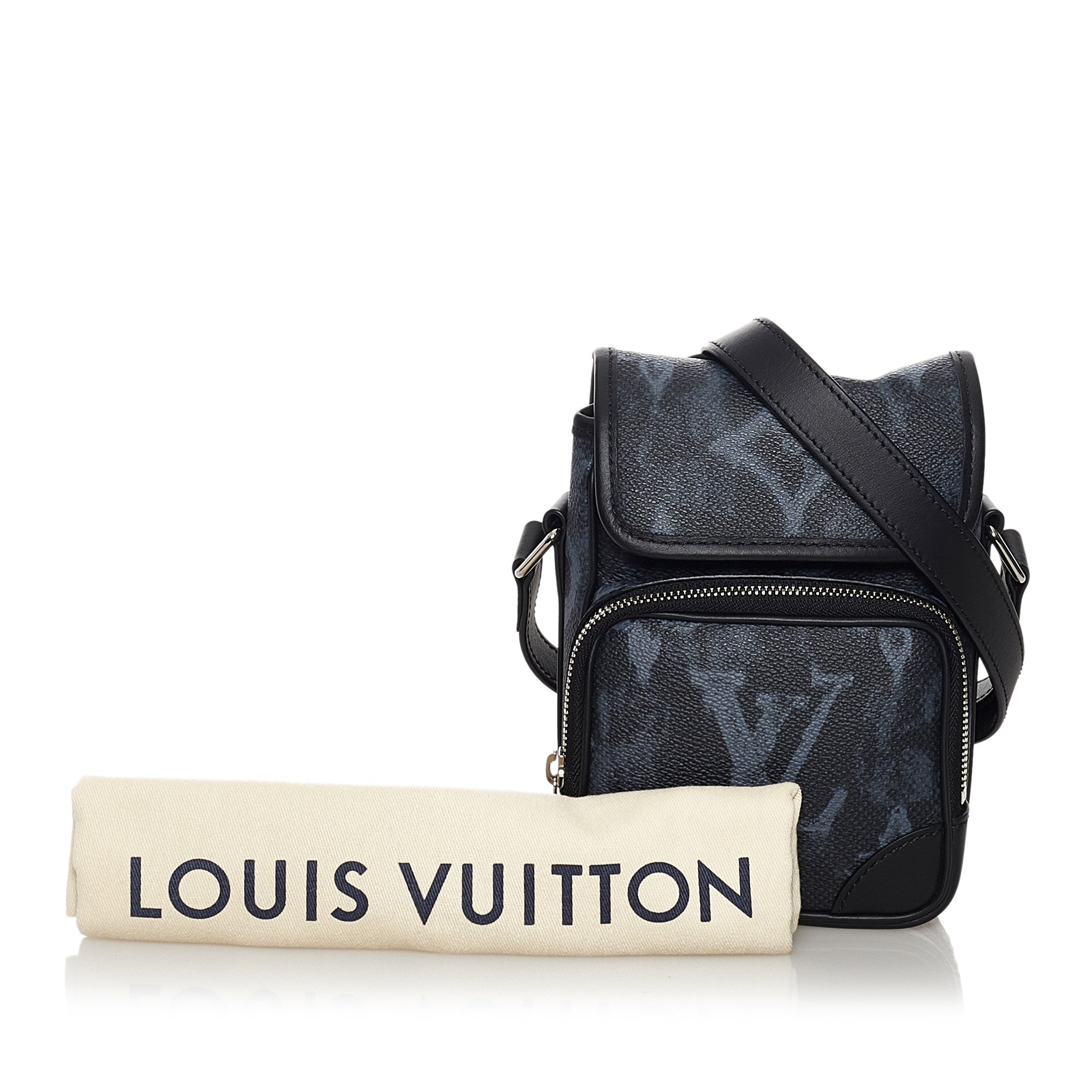 Louis Vuitton Monogram Pastel Noir Canvas Nano  Messenger in