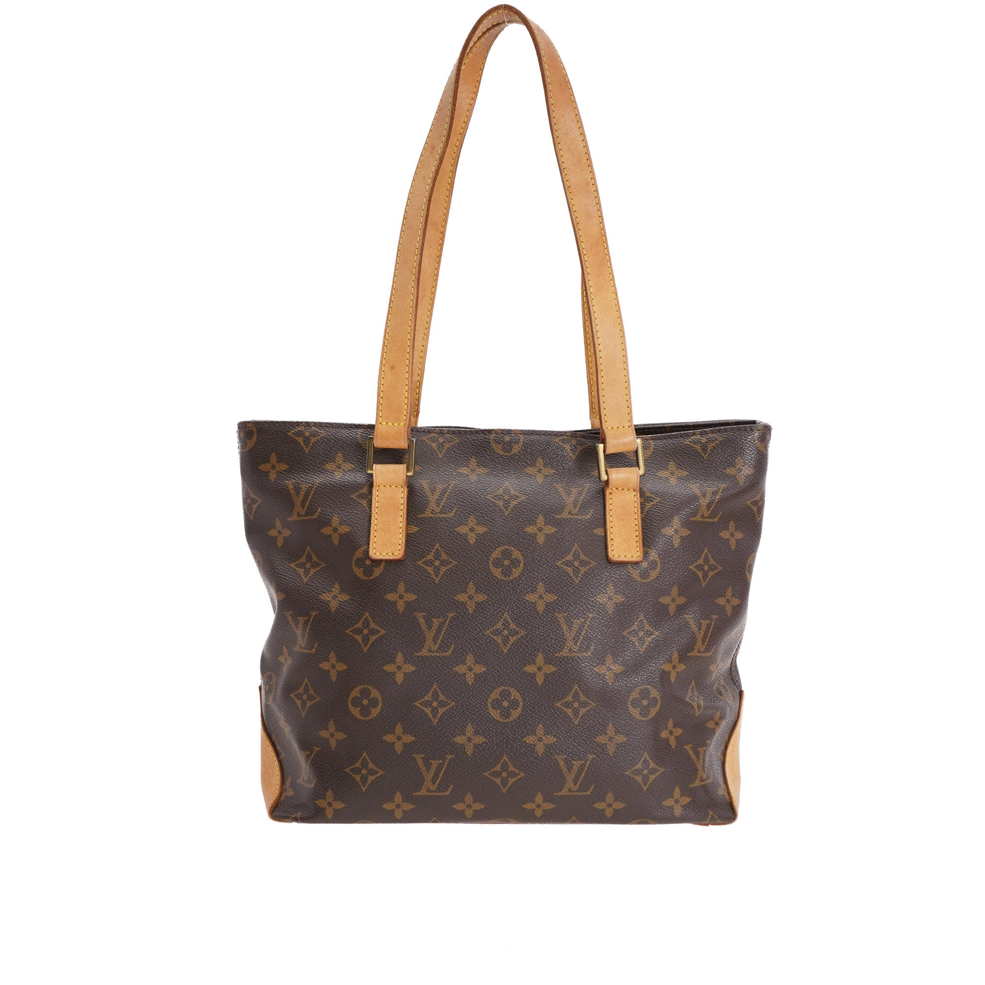 Pre-owned Louis Vuitton 2002 Cabas Piano Tote Bag In Brown