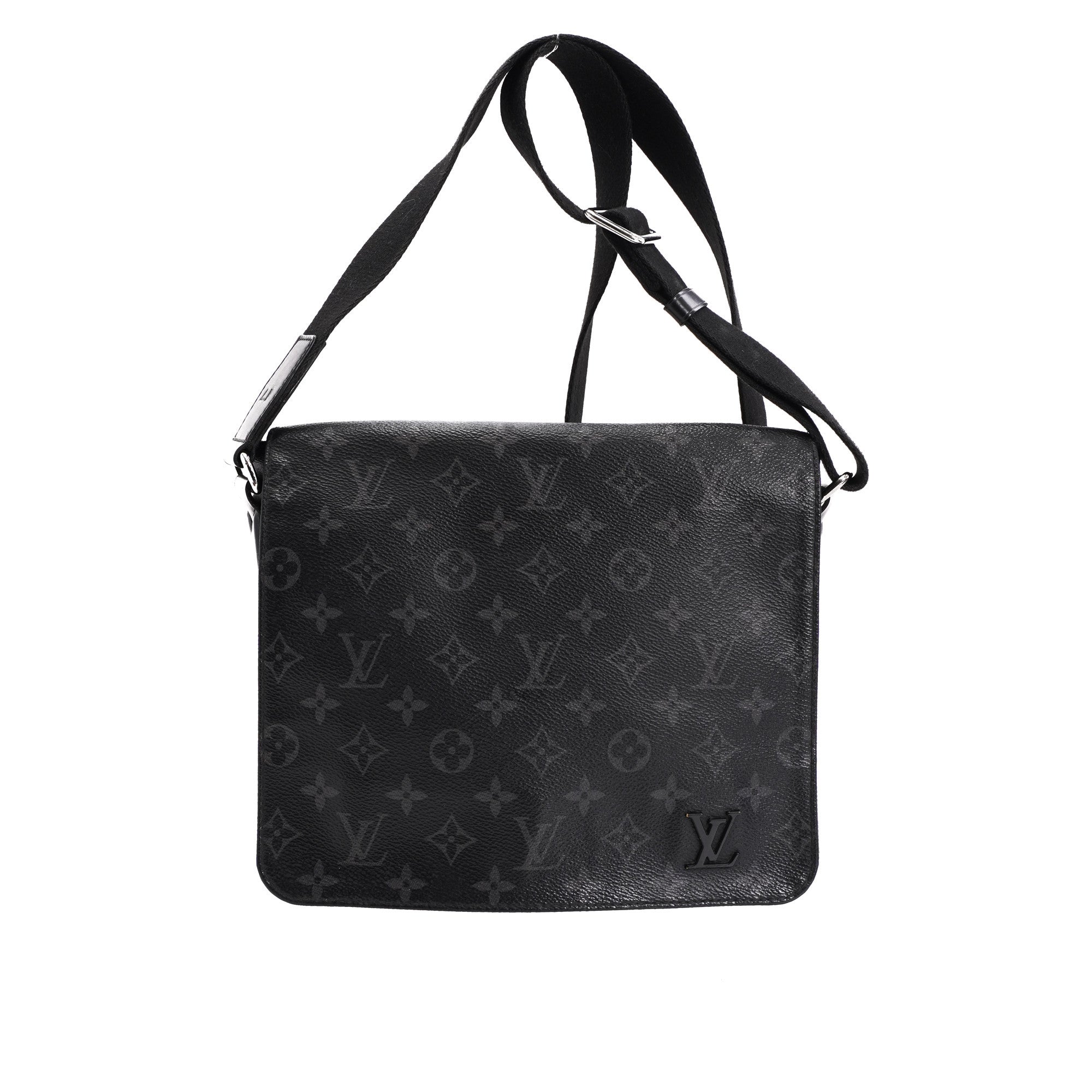 District MM NV2, Used & Preloved Louis Vuitton Messenger Bag, LXR Canada, Black