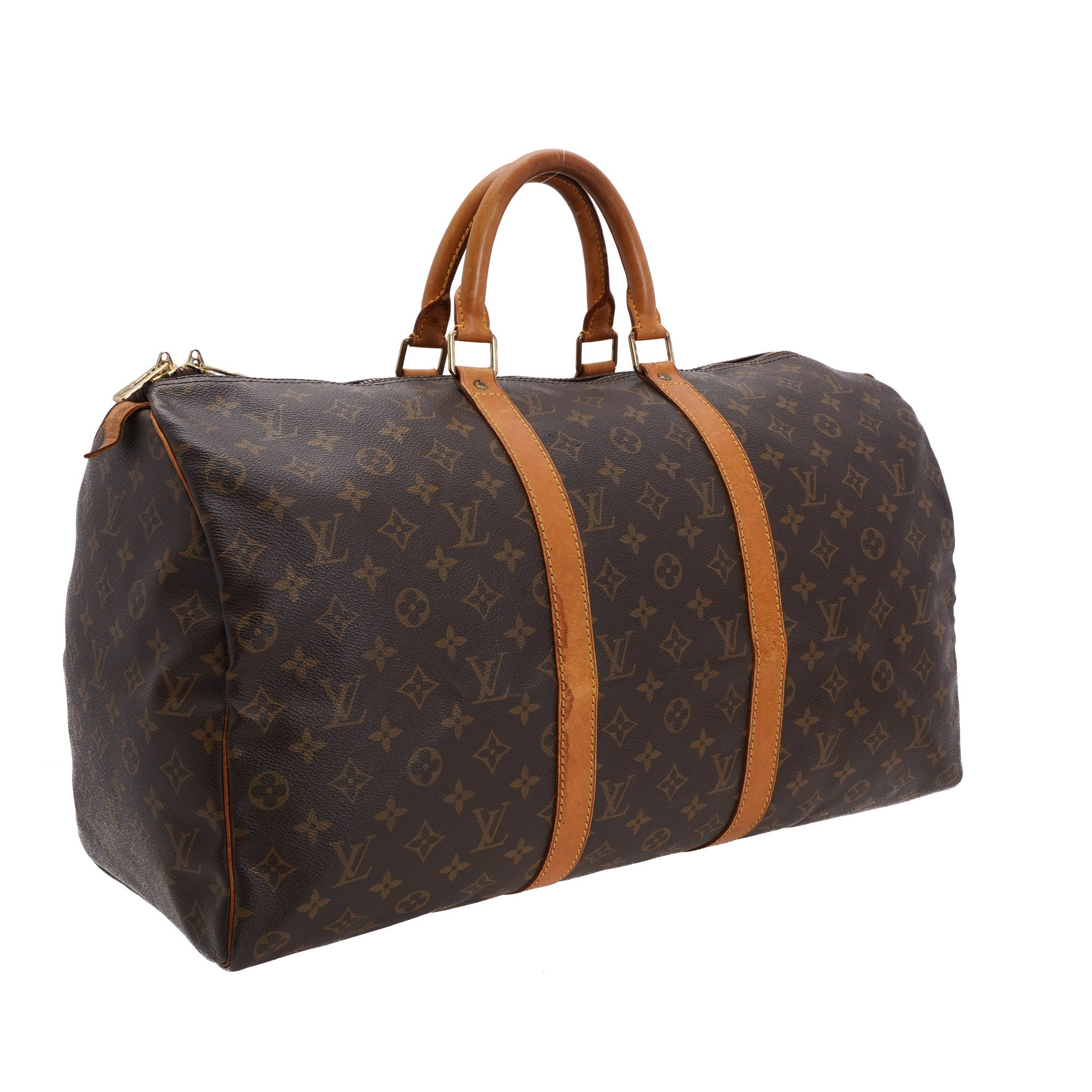 Louis Vuitton Keepall 50 Travel Bag Authenticated By Lxr