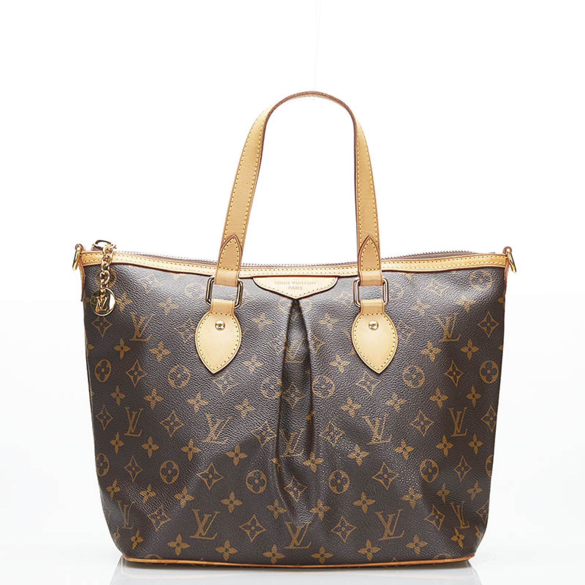 Palermo PM, Used & Preloved Louis Vuitton Tote Bag, LXR Canada, Brown