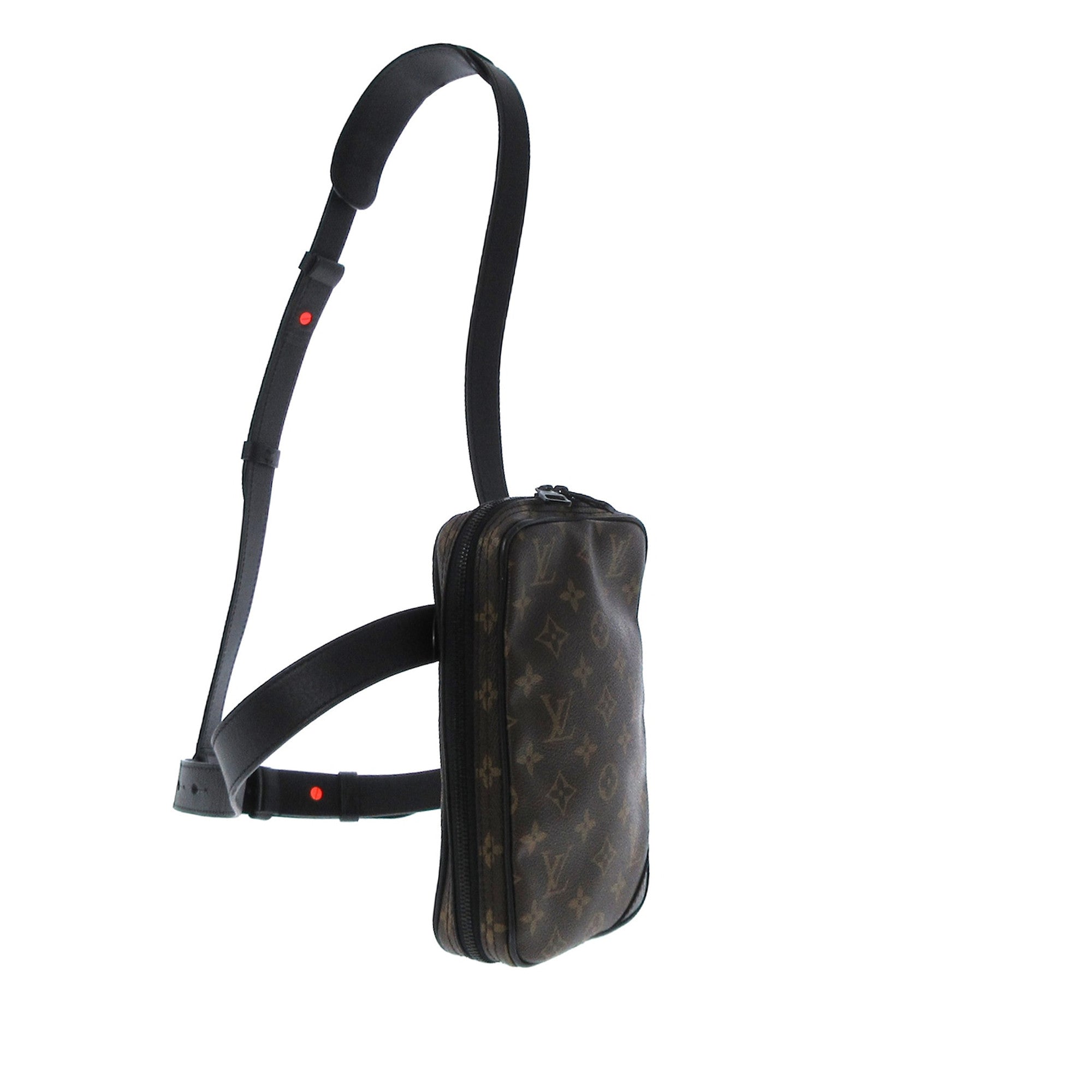 Utility Side Bag, Used & Preloved Louis Vuitton Crossbody Bag, LXR Canada, Brown