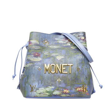 Authentic LOUIS VUITTON Masters Collection Monet Neonoe bucket shoulder bag  LV