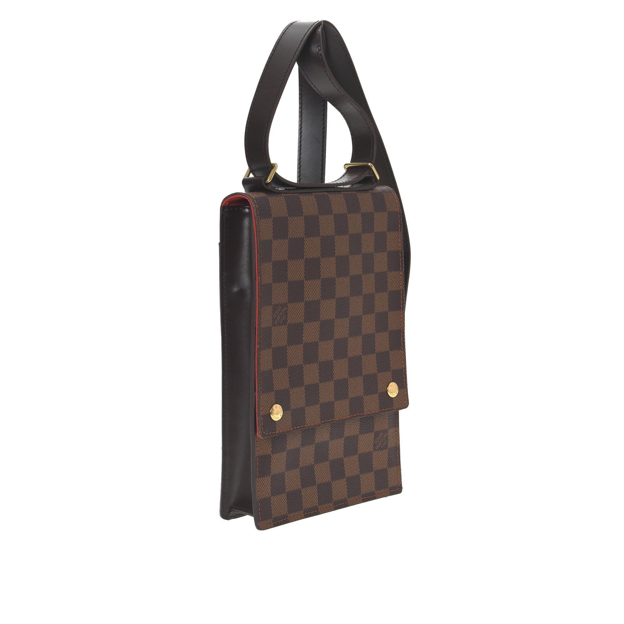 Sold at Auction: Louis Vuitton Damier Ebene Portobello Crossbody Bag