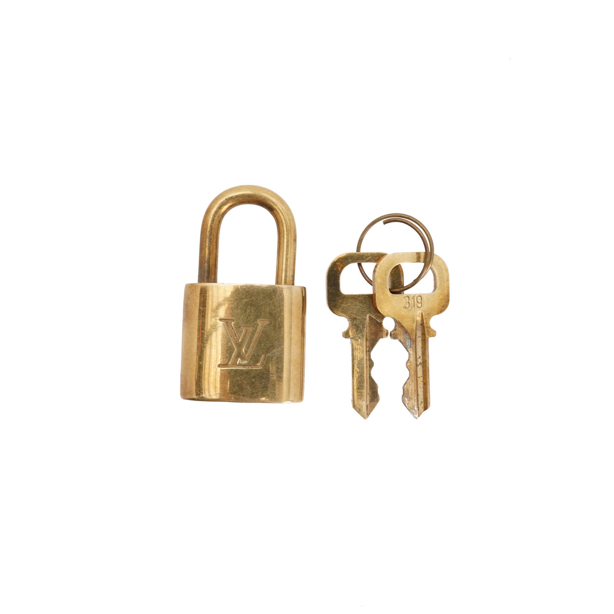 LV Lock and Key, Used & Preloved Louis Vuitton Lock and keys, LXR Canada, Gold