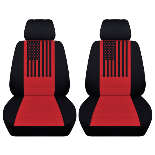 USA FLAG Car Seat Covers Fits Jeep Wrangler JK 2 and 4 Door 2007