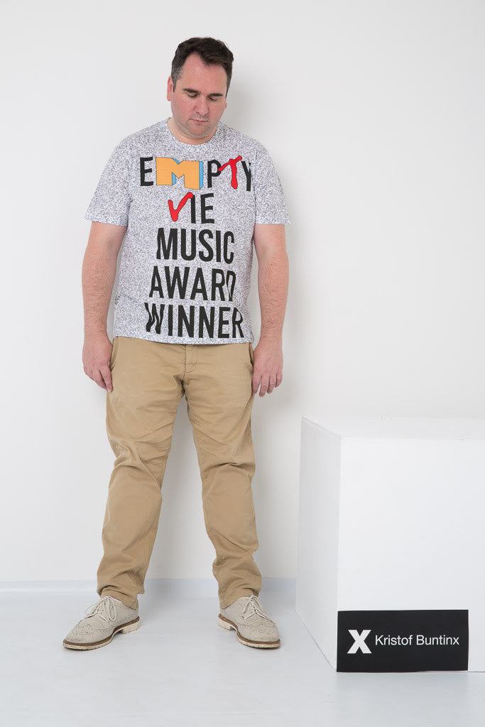 Kristof Buntinx wearing The MTV T-shirt.