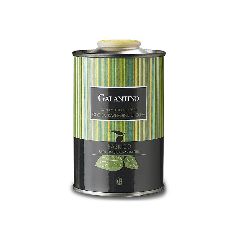 Ekstra jomfru olivenolie, krydret med basilikum Gourmetoutlet.dk