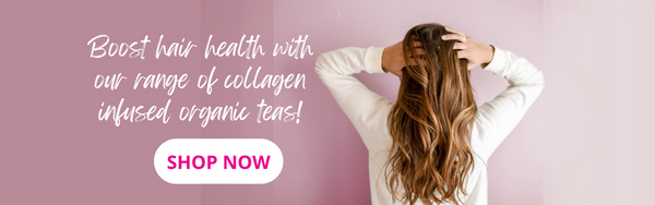 Reduce hair loss with collagen tea