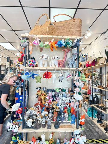 Handcrafted felt finger puppet and toys by Ganapati Crafts Co. in Delray Beach Kollective, Florida