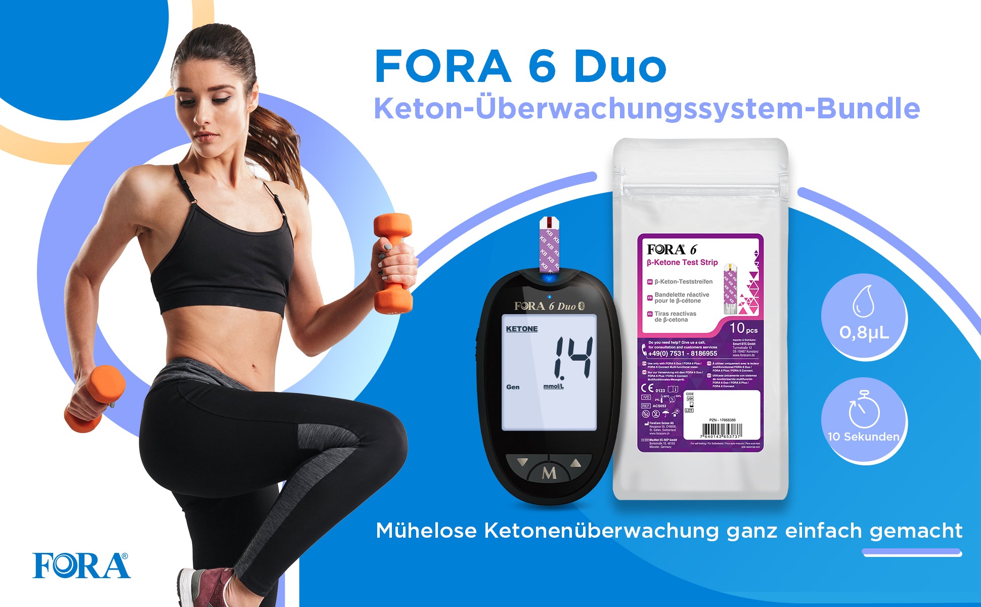 FORA 6 DUO keto messgerät