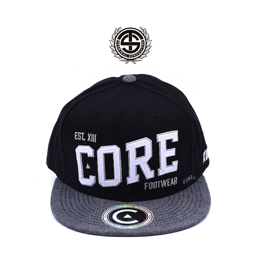 proporción contenido Paradoja Gorra Core Snapback Black Gray - Terminal Subculture