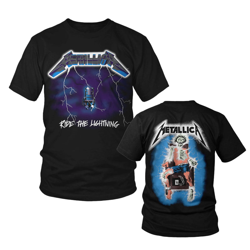 Melodieus Prestige prijs Metallica Ride the Lightning T-Shirt - Black | Revolver