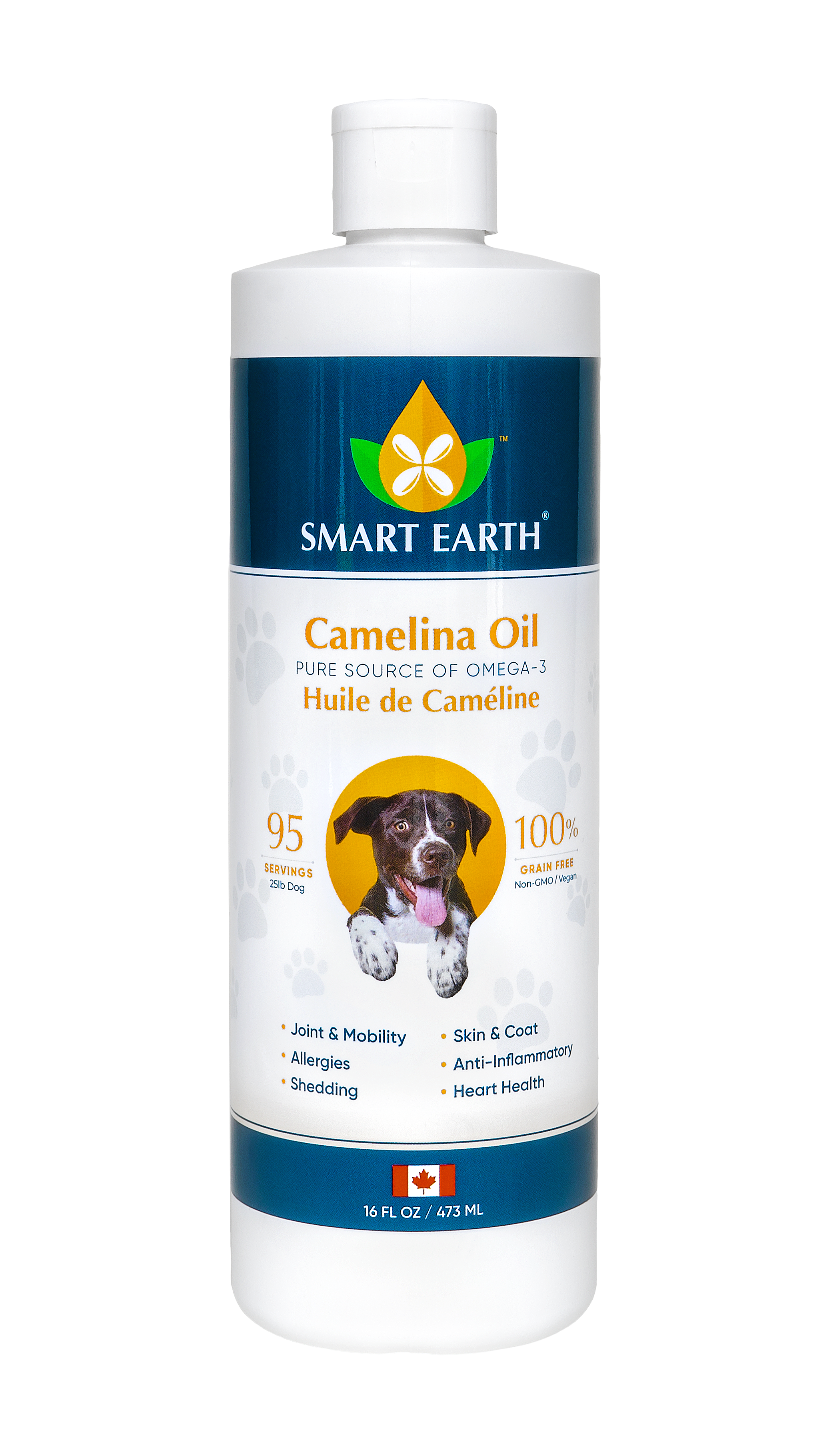 Camelina Oil for Canine - 16oz - Smart Earth Camelina product image