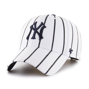 '47 - New York Yankees MVP Adjustable Cap - Pinstripe White/Navy - Headz Up 