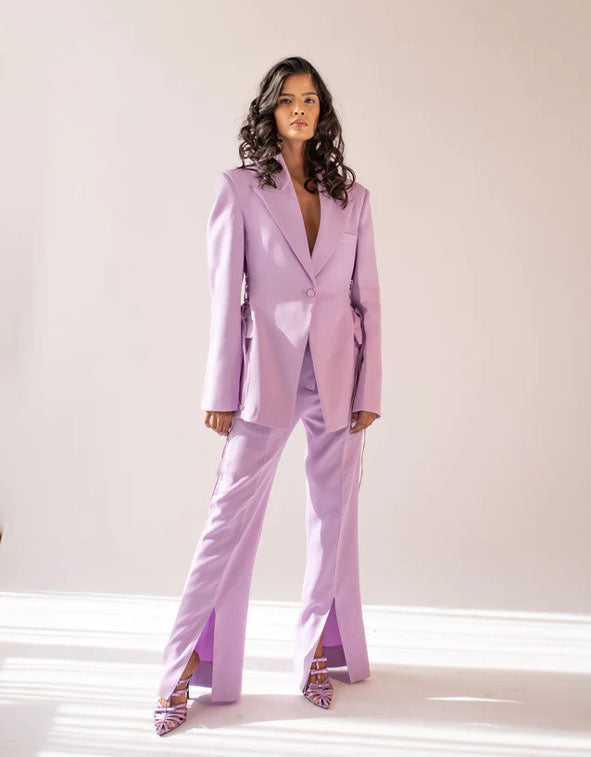 Buy Purple Silk Pants Online In India  Etsy India