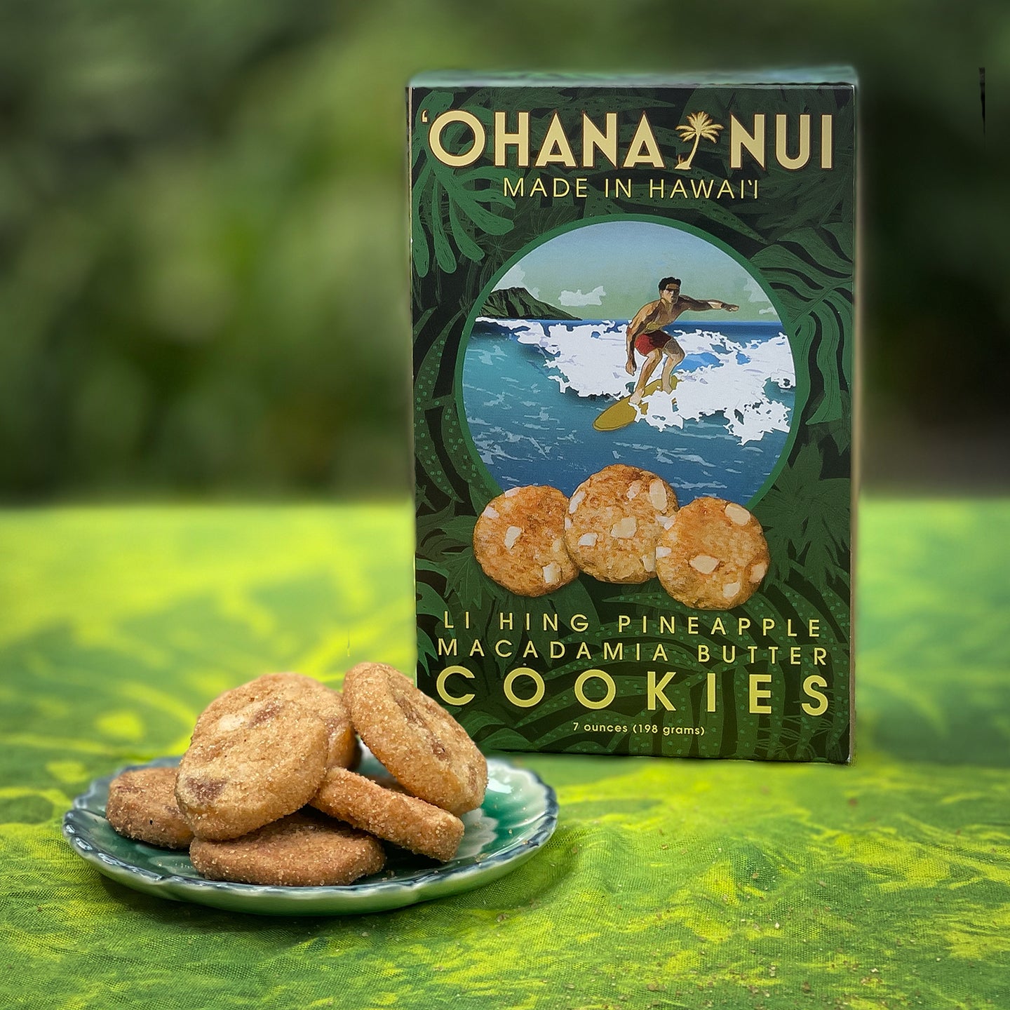 Li Hing Pineapple Macadamia Butter Cookie – Ohana Nui