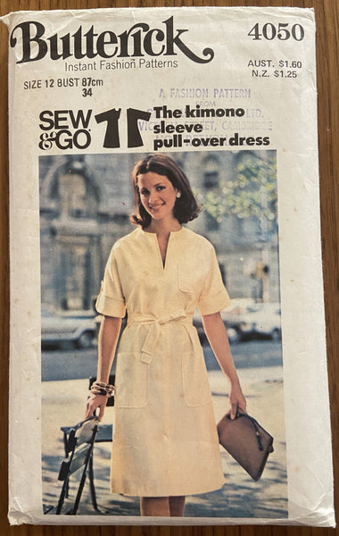 Sewing Kits & How To 1970s Dress 38 Bust Vintage Sewing Pattern ...