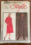 Style 4889 vintage 1980s Jasper Conran maternity dress pattern Bust 34, 36, 38 inches. Wounded bargain